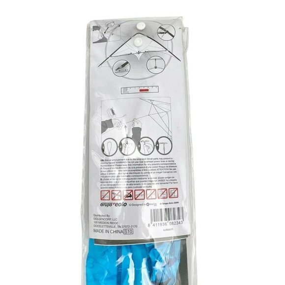 Eolo-Sport Try Blue Stunt Kite 37x15in Dual Control NEW - Picture 7 of 8